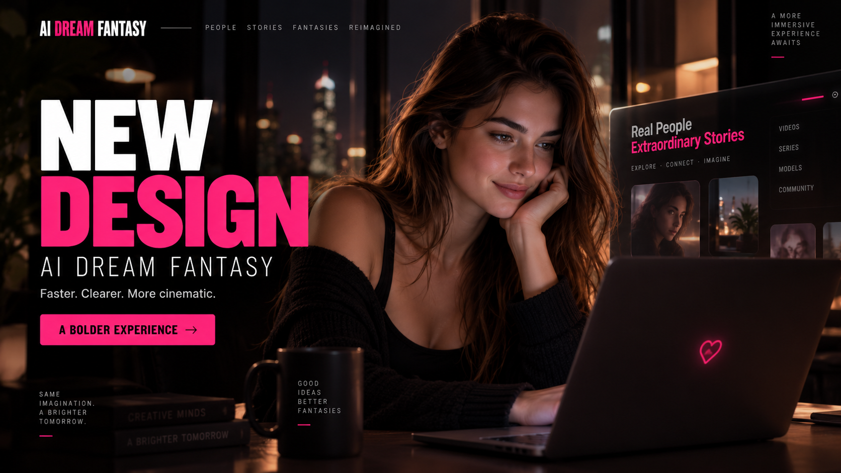 New AI Dream Fantasy platform design